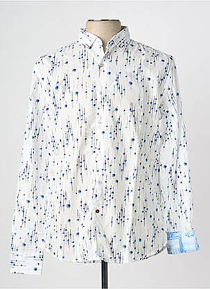 Cămașă cu mâneci lungi alb LA CIBLE ROUGE bărbat