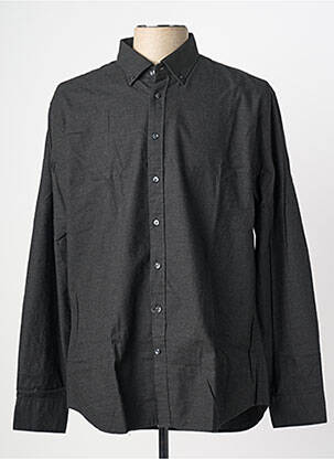 Cămașă cu mâneci lungi negru SEIDEN STICKER bărbat