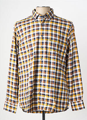 Cămașă cu mâneci lungi galben MARVELIS bărbat