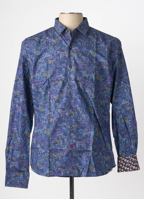 Cămașă cu mâneci lungi albastru LA CIBLE ROUGE bărbat