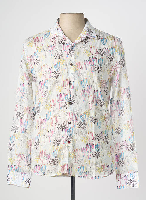 Cămașă cu mâneci lungi alb LA CIBLE ROUGE bărbat