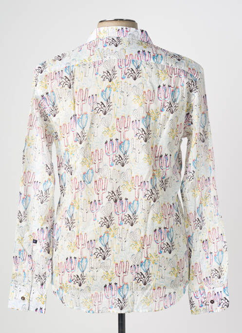 Cămașă cu mâneci lungi alb LA CIBLE ROUGE bărbat