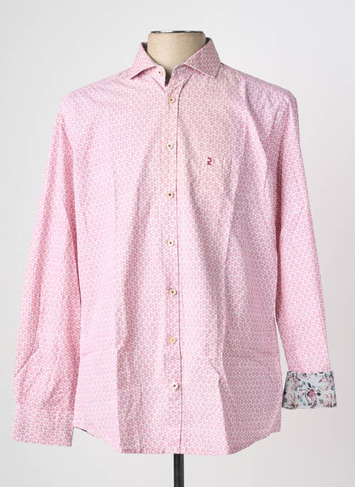 Cămașă cu mâneci lungi roz CALAMAR bărbat