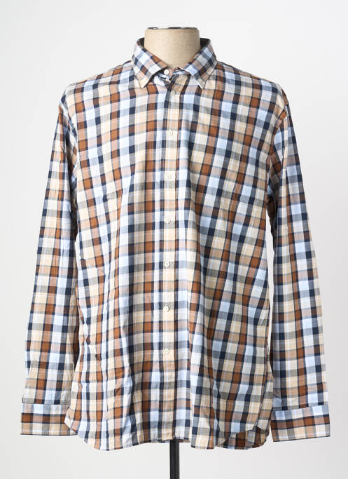 Cămașă cu mâneci lungi maro SEIDEN STICKER bărbat