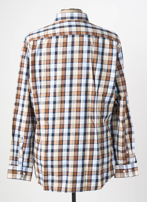 Cămașă cu mâneci lungi maro SEIDEN STICKER bărbat