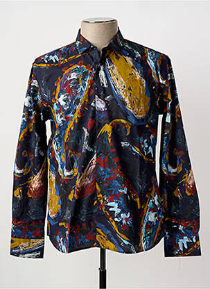 Cămașă cu mâneci lungi negru LA CIBLE ROUGE bărbat