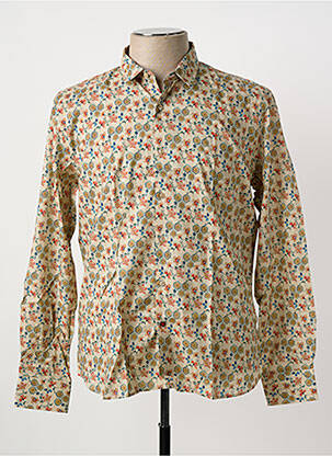 Cămașă cu mâneci lungi bej LA CIBLE ROUGE bărbat