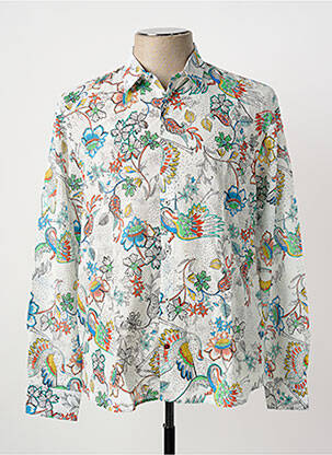 Cămașă cu mâneci lungi alb LA CIBLE ROUGE bărbat