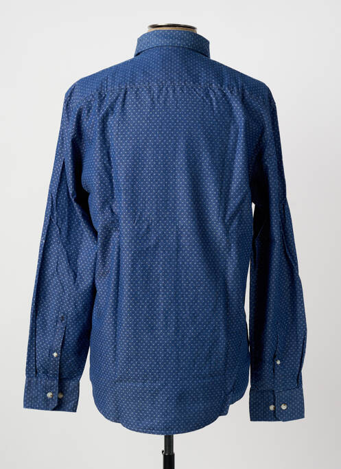 Cămașă cu mâneci lungi albastru SEIDEN STICKER bărbat