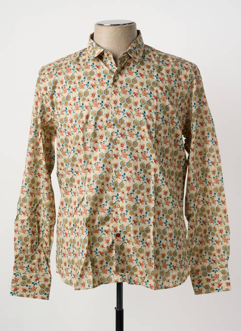 Cămașă cu mâneci lungi bej LA CIBLE ROUGE bărbat