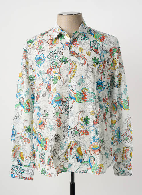 Cămașă cu mâneci lungi alb LA CIBLE ROUGE bărbat