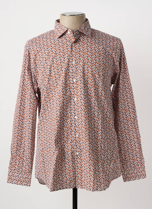 Cămașă cu mâneci lungi maro SEIDEN STICKER bărbat