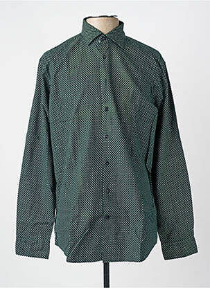 Cămașă cu mâneci lungi verde SEIDEN STICKER bărbat