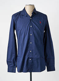 Cămașă cu mâneci lungi croială cambrată albastru U.S. POLO ASSN homme