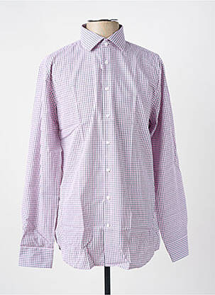 Cămașă cu mâneci lungi roz SEIDEN STICKER bărbat