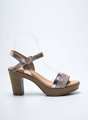 Sandale/Pantofi decupați roz EVA FRUTOS femeie