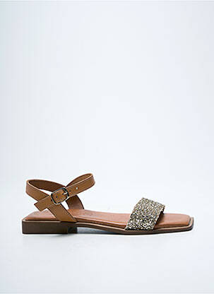 Sandale/Pantofi decupați auriu EVA FRUTOS femeie