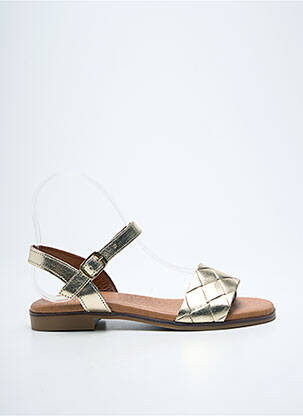 Sandale/Pantofi decupați auriu EVA FRUTOS femeie