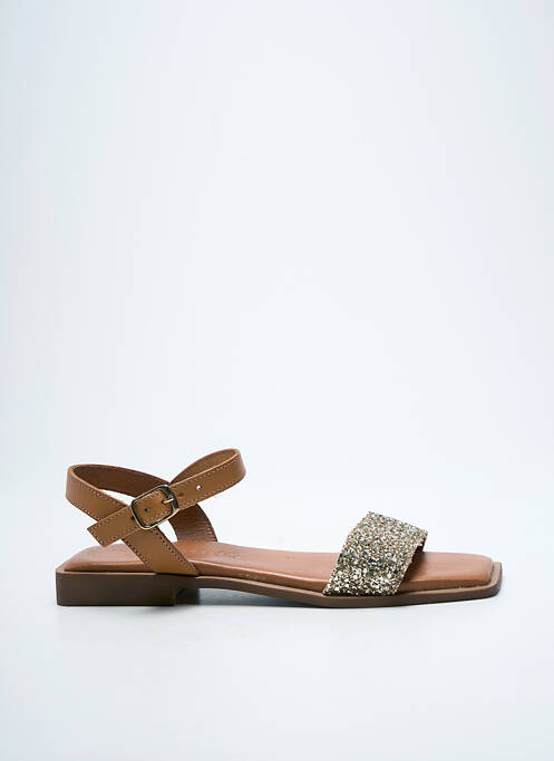 Sandale/Pantofi decupați auriu EVA FRUTOS femeie