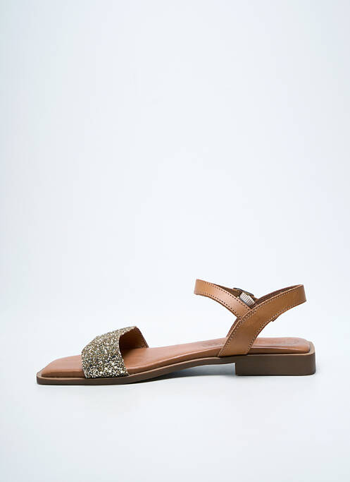 Sandale/Pantofi decupați auriu EVA FRUTOS femeie