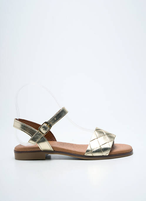 Sandale/Pantofi decupați auriu EVA FRUTOS femeie