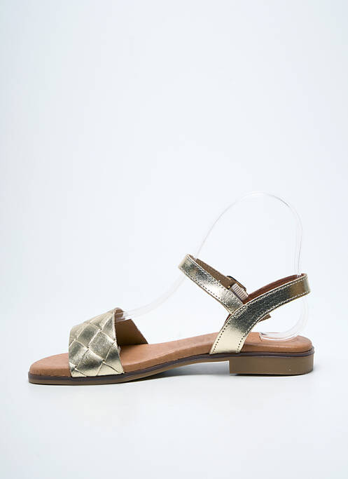 Sandale/Pantofi decupați auriu EVA FRUTOS femeie