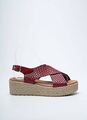 Sandale/Pantofi decupați roșu EVA FRUTOS femeie