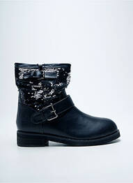 Botine/ghete material neted toc plat până la 3 cm negru FRANCESCO MILANO femeie