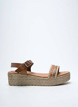 Sandale/Pantofi decupați maro EVA FRUTOS femeie