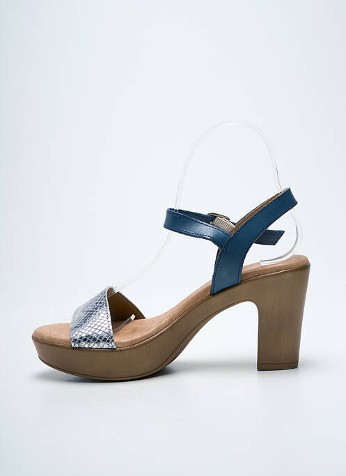 Sandale/Pantofi decupați argintiu EVA FRUTOS femeie