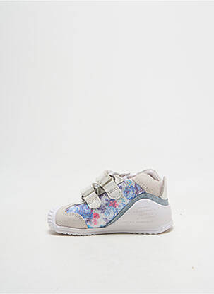 Adidași material neted vârf rotund alb BIOMECANICS fată