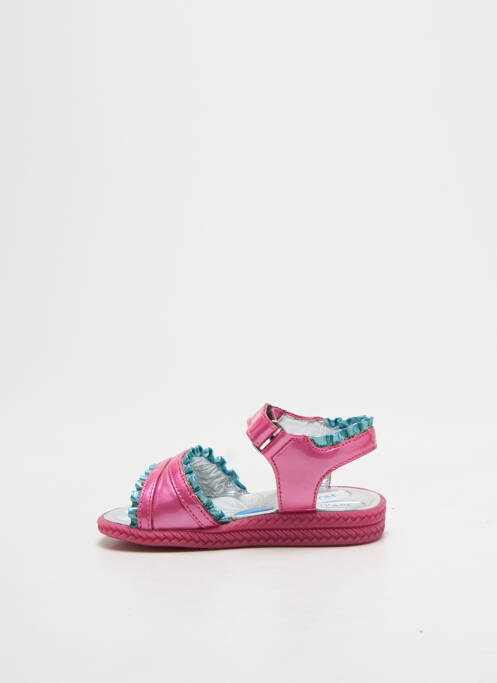 Sandale/Pantofi decupați roz POM D'API fată