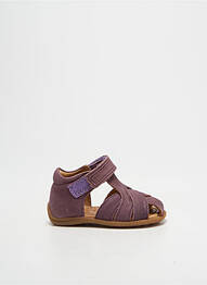Sandale/pantofi decupați vârf rotund vârf rotund violet BISGAARD copil