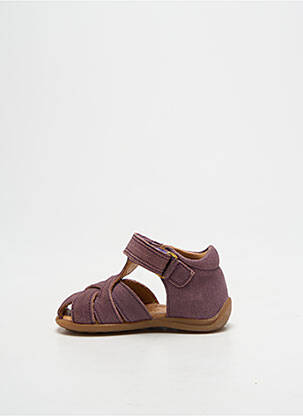 Sandale/pantofi decupați vârf rotund vârf rotund violet BISGAARD copil