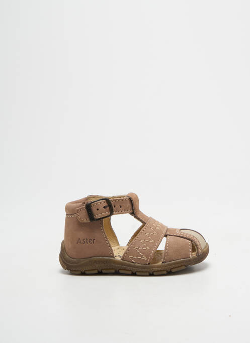 Sandale/Pantofi decupați maro ASTER băiat