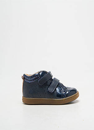 Adidași material neted vârf rotund albastru BABYBOTTE fată