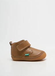 Adidași țesătură satinată vârf rotund maro KICKERS garcon