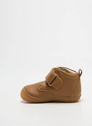 Adidași țesătură satinată vârf rotund maro KICKERS băiat