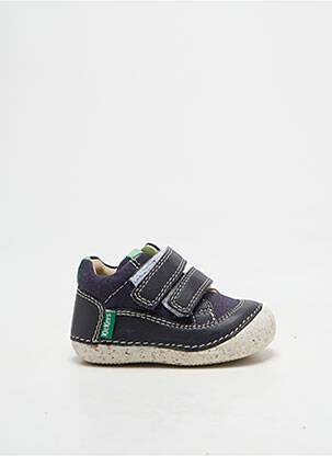 Adidași țesătură satinată vârf rotund albastru KICKERS băiat