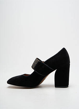 Pantofi cu toc vârf pătrat toc de 7 la 9 cm negru CASTANER femeie