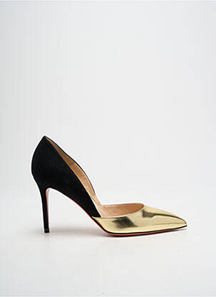 Pantofi cu toc material neted toc de 7 la 9 cm auriu LUCIANO PADOVAN femeie
