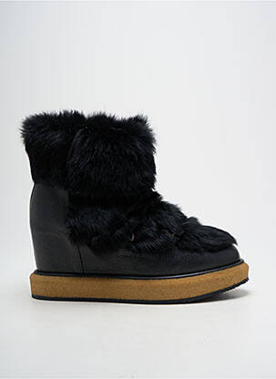 Botine/ghete material neted toc de 7 la 9 cm negru PALOMA BARCELO femeie