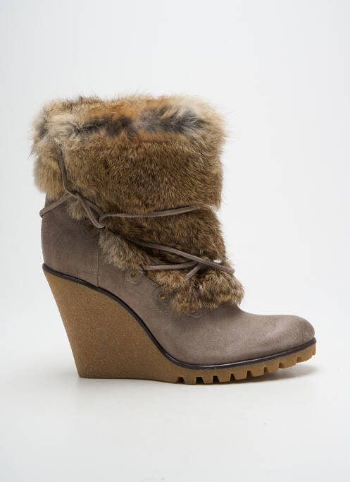 Botine/Ghete gri NOW femeie