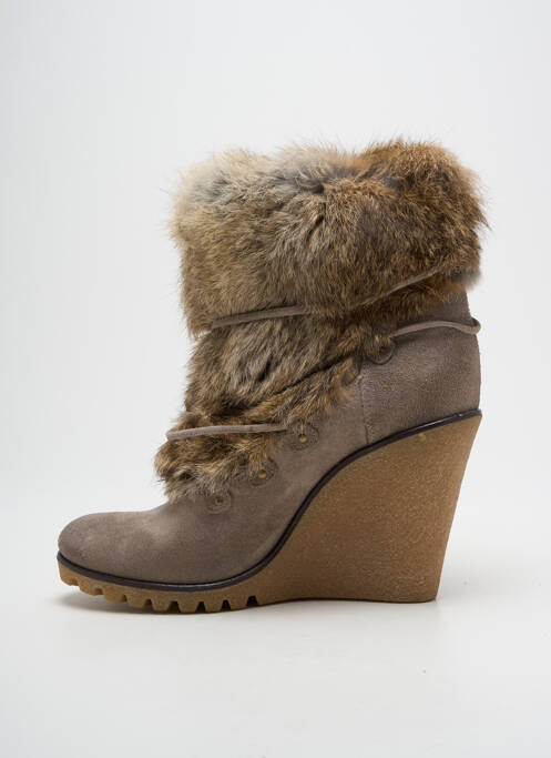 Botine/Ghete gri NOW femeie