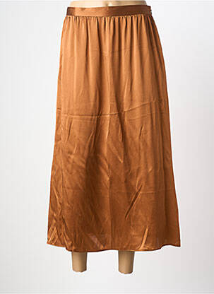 Fustă lungă maro TRIANA BY C femeie