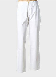 Pantalon chino elasticitate mărime normală alb PIONEER homme