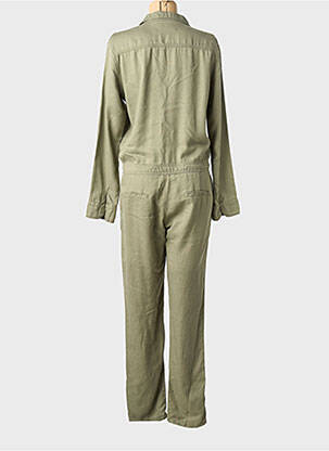 Salopetă-pantalon guler în v mâneci lungi verde ATELIER BÔ..M femeie