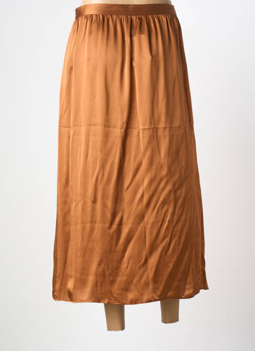 Fustă lungă maro TRIANA BY C femeie