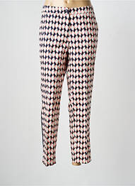 Pantalon chino țesătură poplin mărime normală albastru BETTY BARCLAY femme