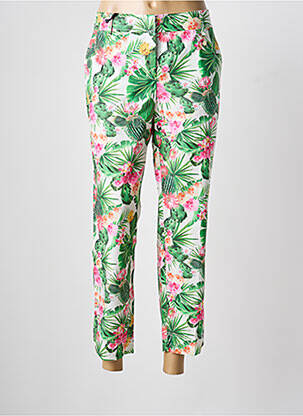 Pantalon 7/8 țesătură poplin mărime normală verde PENNYBLACK femeie